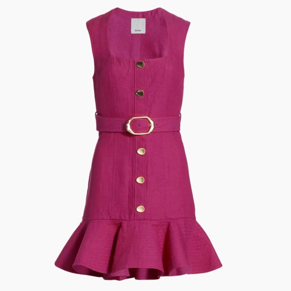 Acler Finsbury Ruffle-Hem Dress size 8 NWT *I SHIP SAME DAY!*